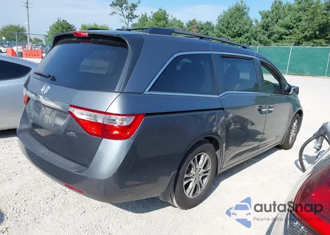 2012 Honda Odyssey Exl from USA, damaged, VIN 5FNRL5H6XCB114520
